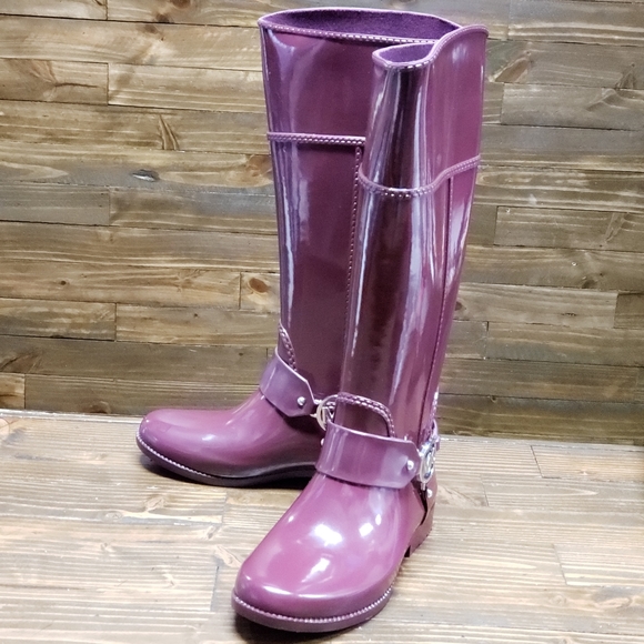 Michael Kors Rain Boots Size 7 - Picture 1 of 8